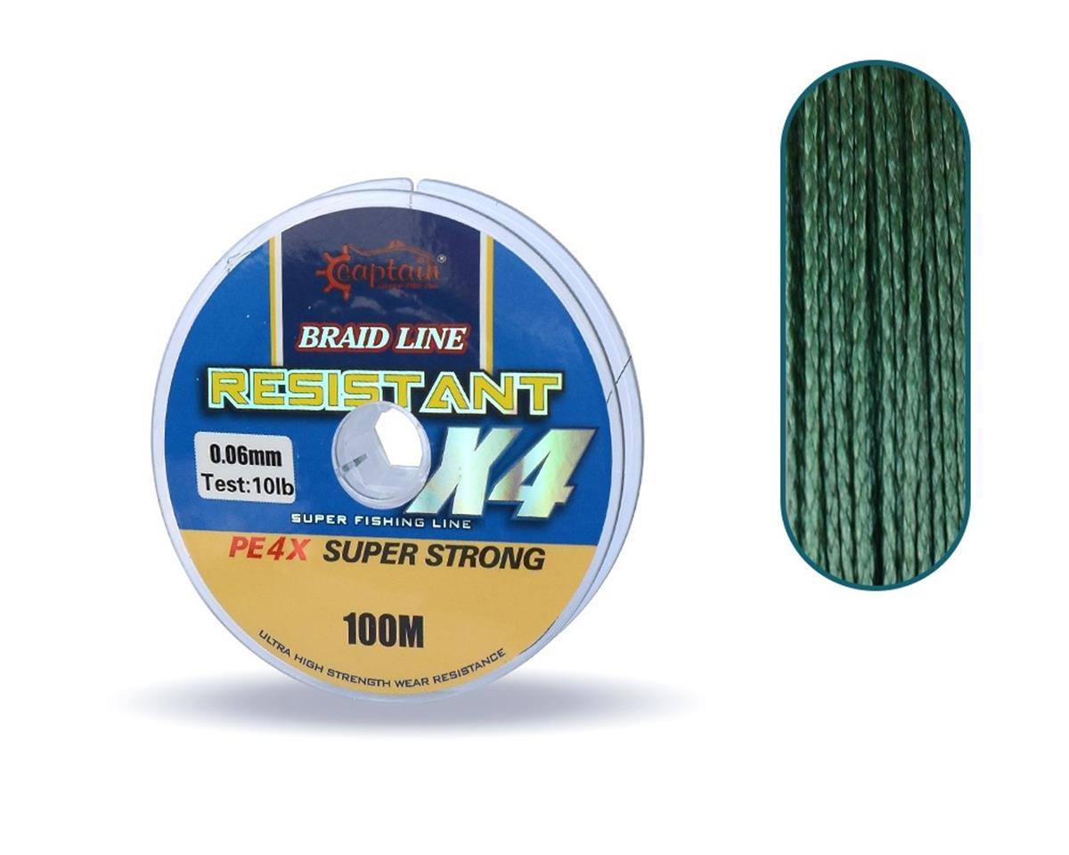 Captain Resistant PE 4 Kat İp Misina