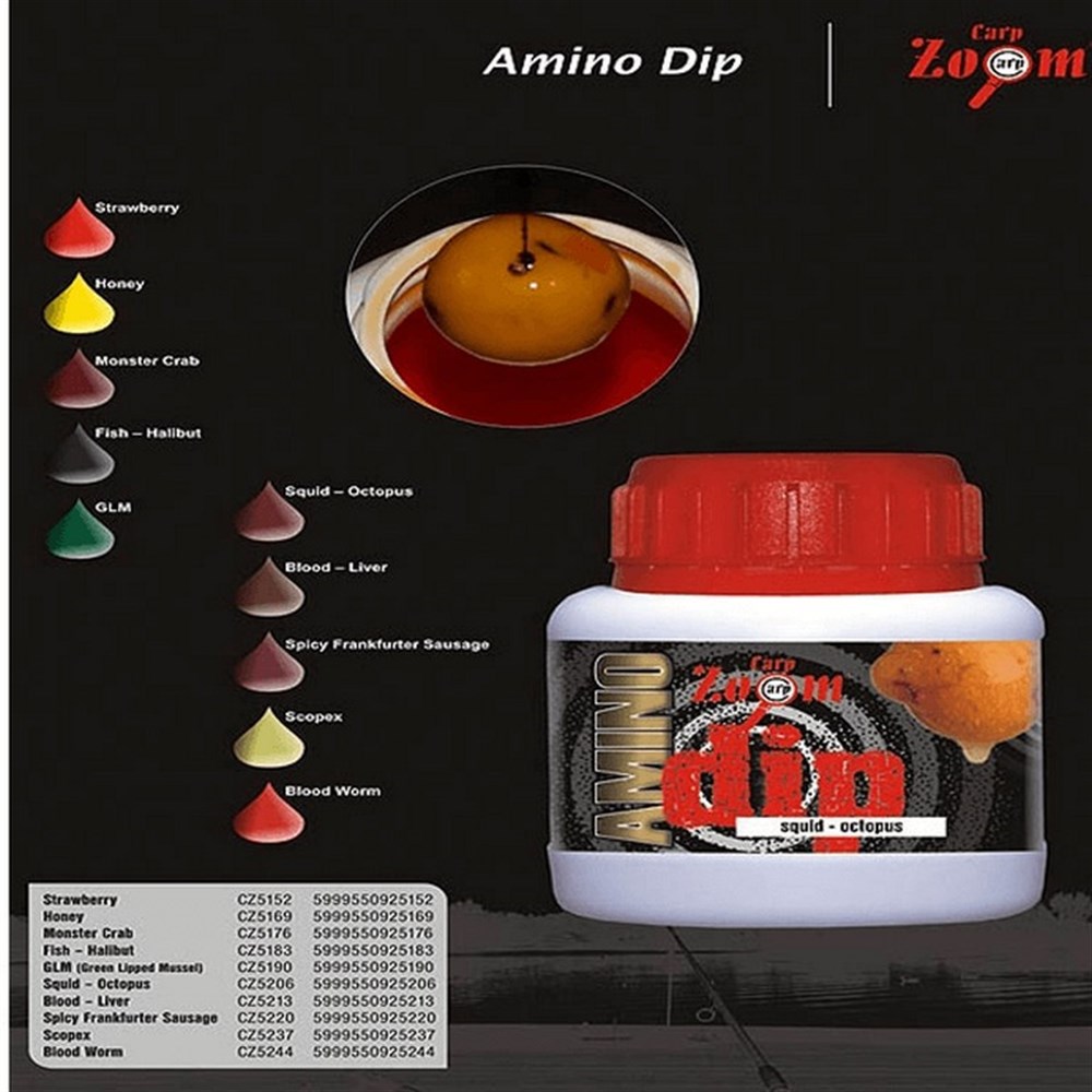 Carp Zoom Amino Dip 100 ML Fish halibut