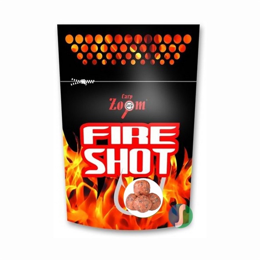 Carp Zoom Fire Shot Boilie 120 gr çilek