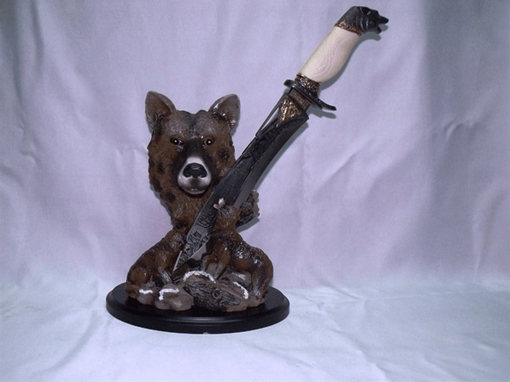 Kurt Başlı Standlı Bıçak