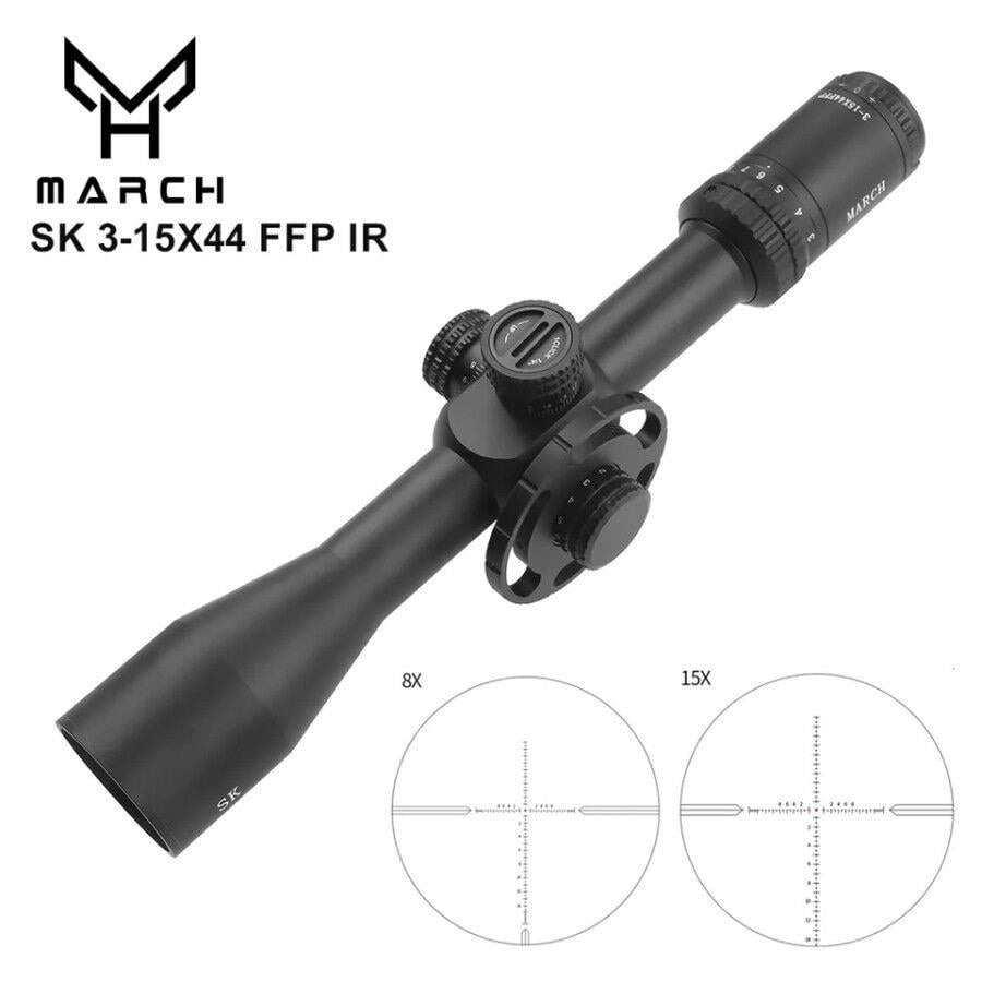 T-Eagle MARCH SK 3-15X44 IR FFP