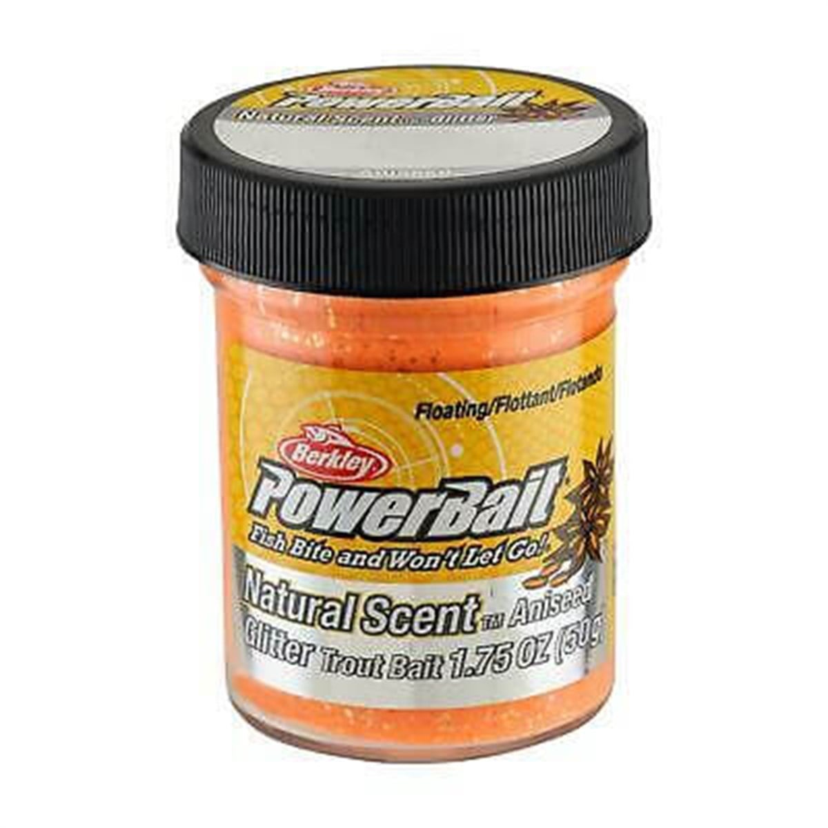 Berkley Power Bait Natural Scent Fluoresecent orange anised