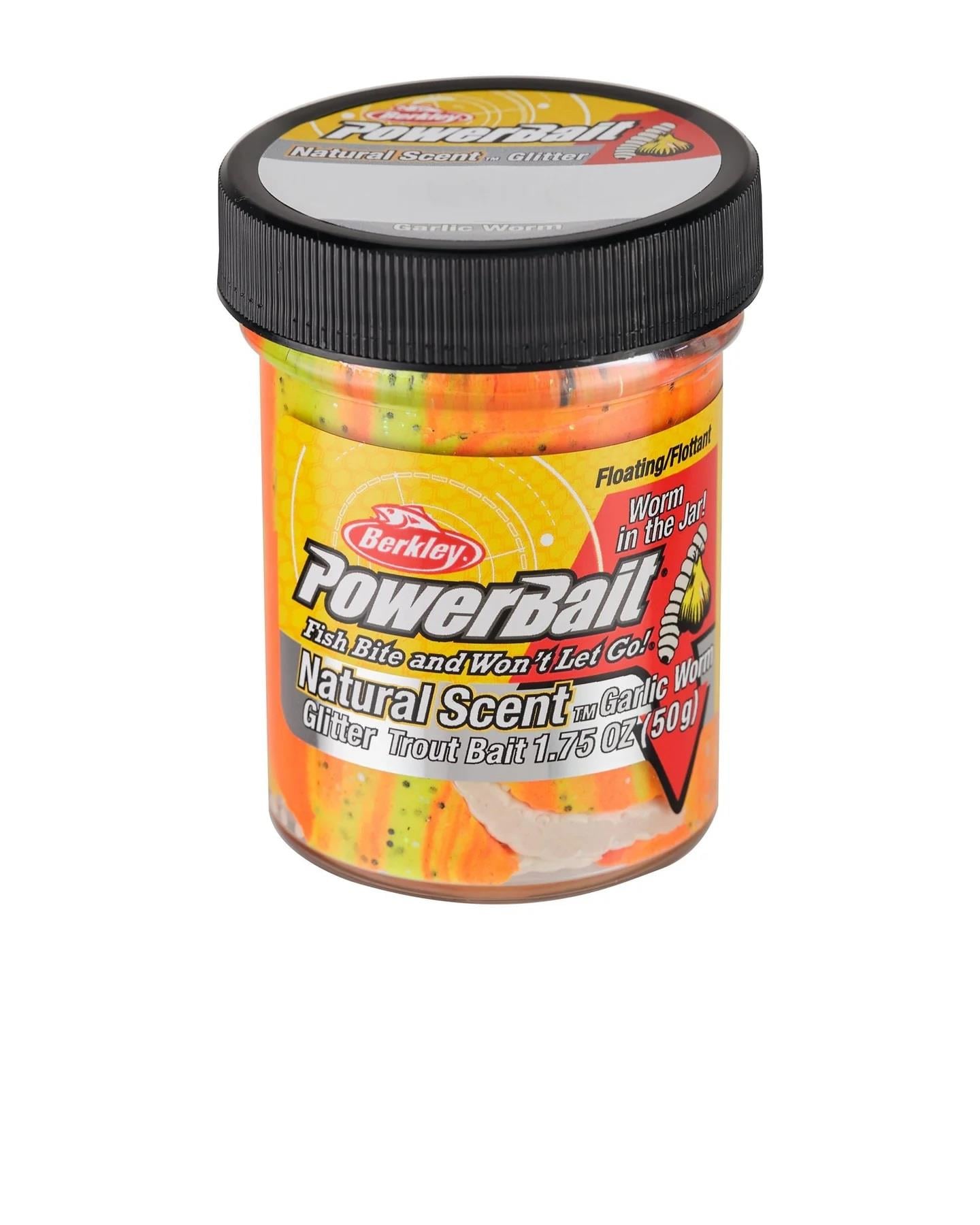 Berkley Powerbait Natural Scent Garlic Worm Tequila Fire