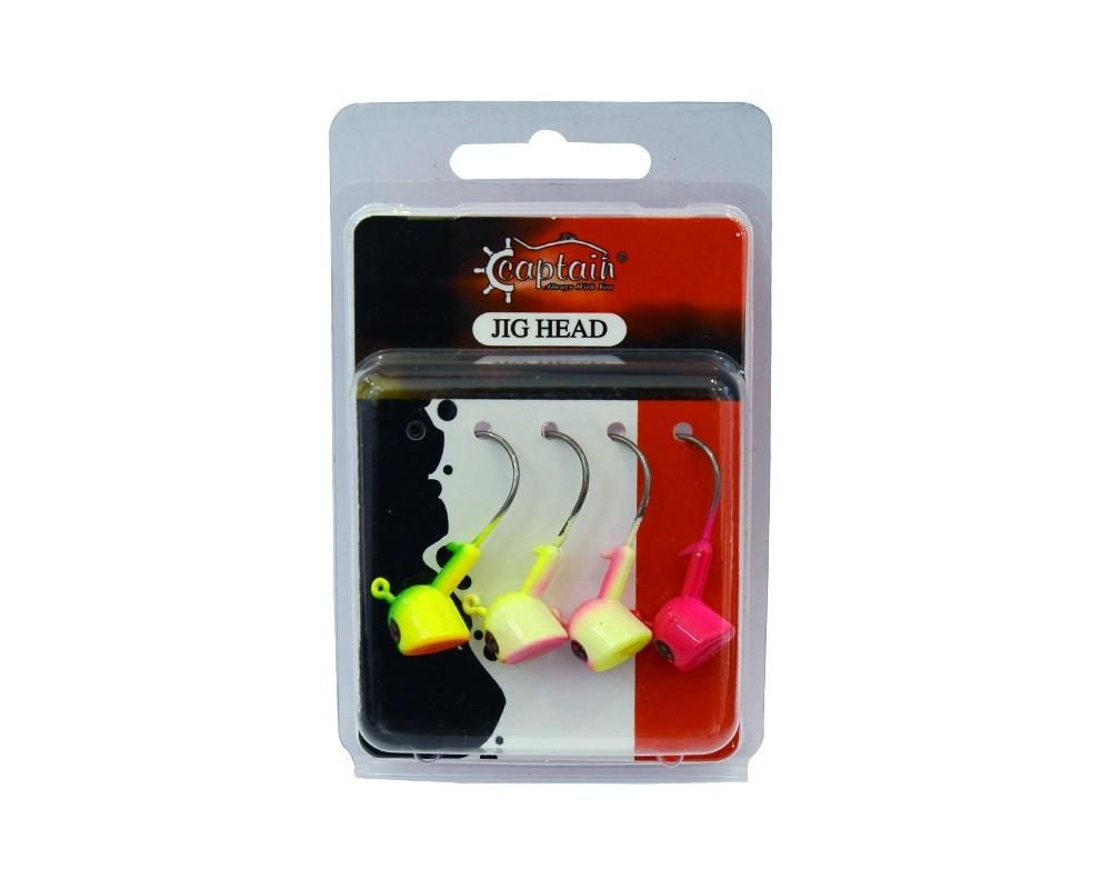 Captain Jig Head Bastet Mix Set Kesik Kafa Jig Head 7 gr