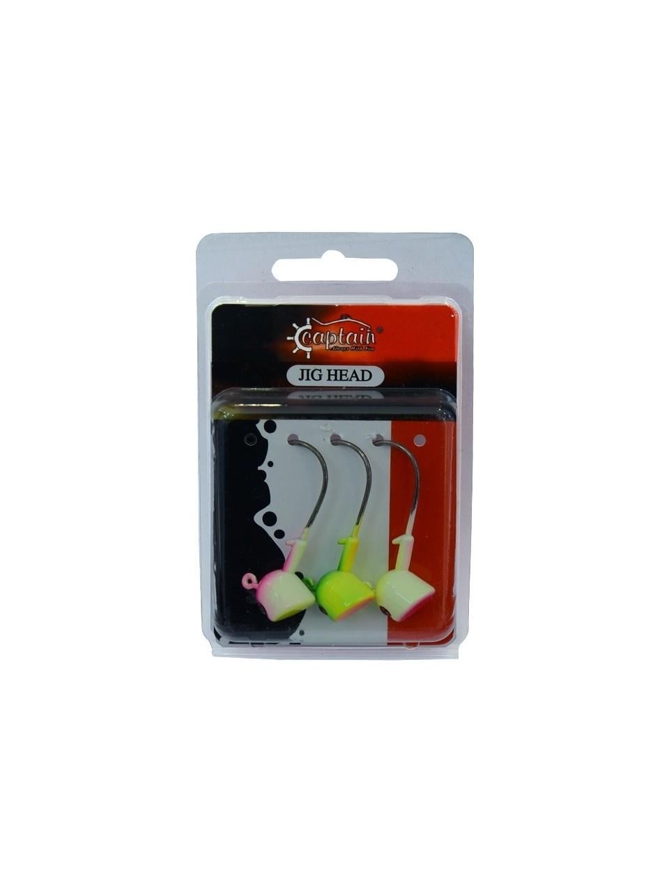 Captain Jig Head Bastet Mix Set Kesik Kafa Jig Head 14 gr