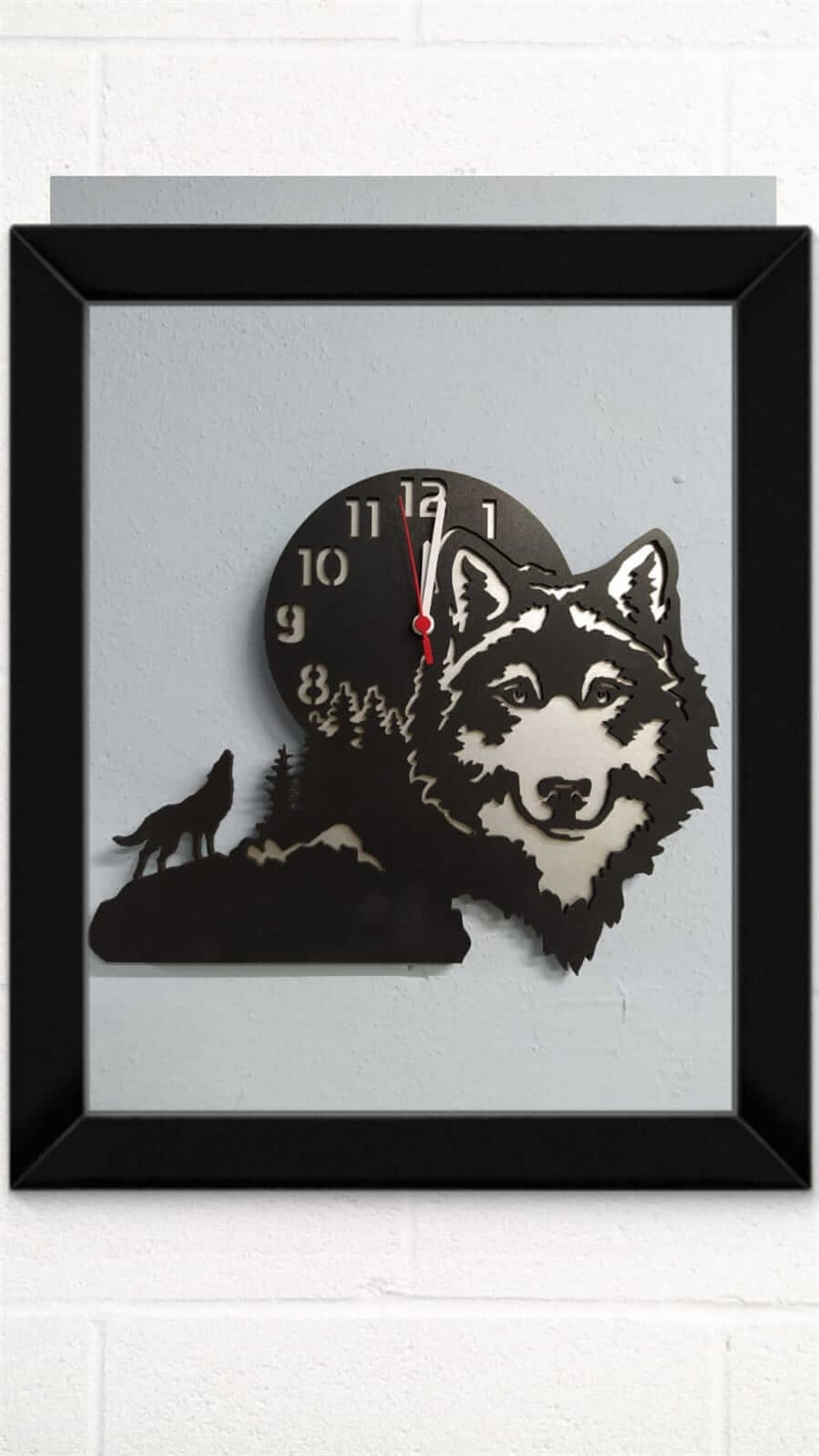 Dekoratif Avcı Saati Kurt Başı