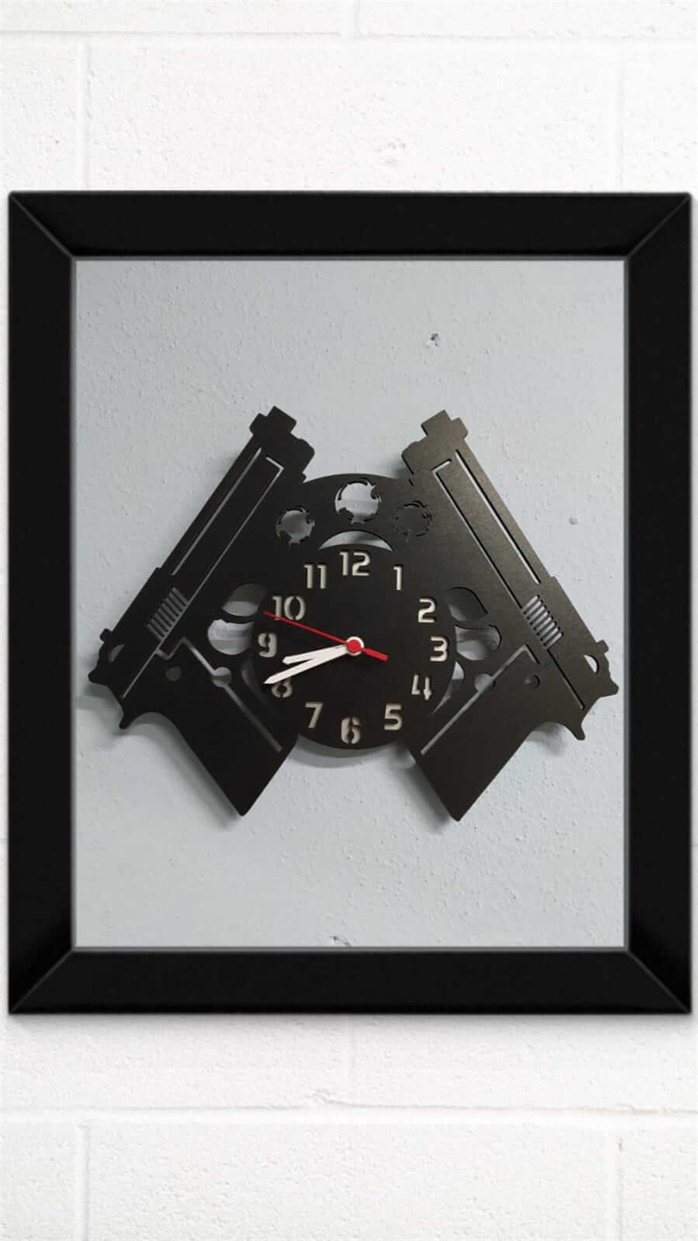 Dekoratif Avcı Saati Tabanca