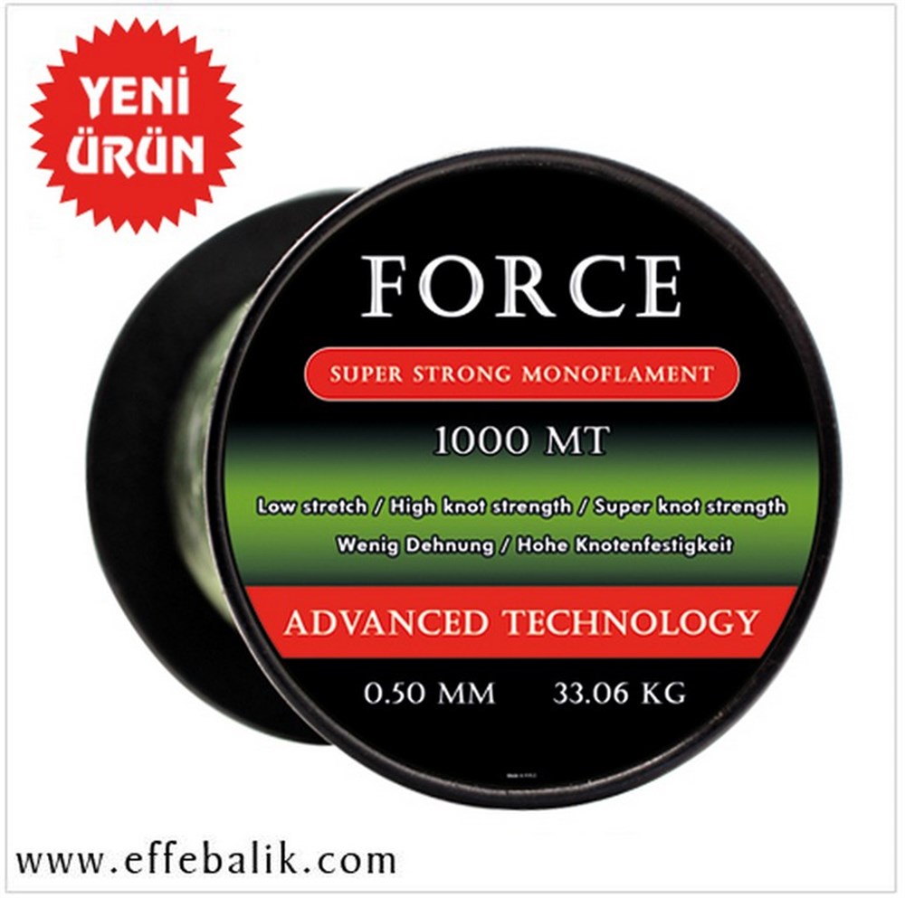 Force 1000 mt Makara Misina Yeşil
