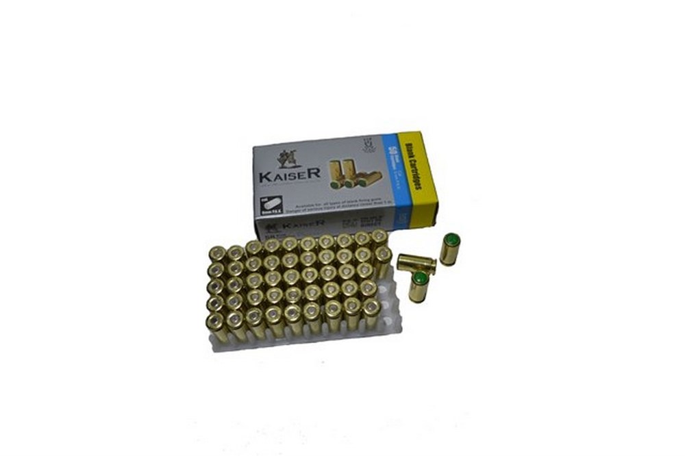 Kaiser 9mm Sarı Kurusıkı mermi