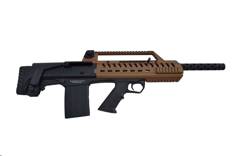 Ranger 36 kalibre bullpup şarjörlü av tüfeği bal rengi