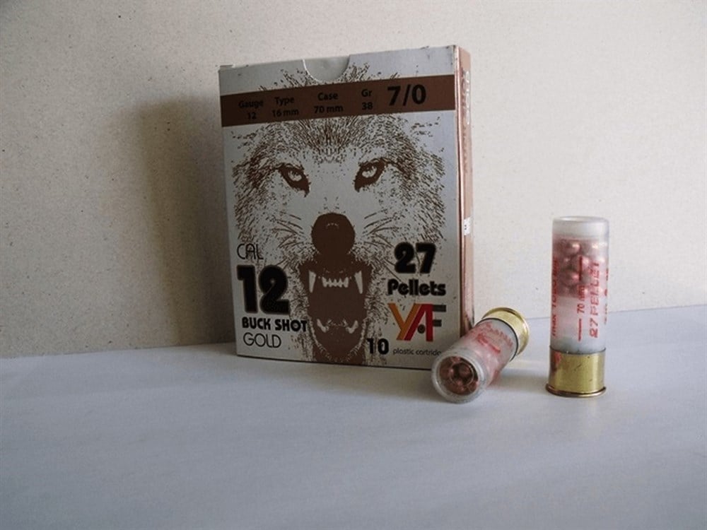 YAF Buck Shot Gold 0/7 10 lu paket