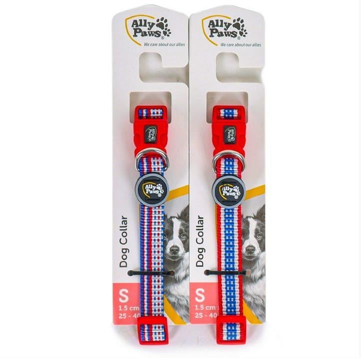 Allypaws Dog Collar Çizgiler Köpek Boyun Tasması Large 2,5Cm*40-60Cm