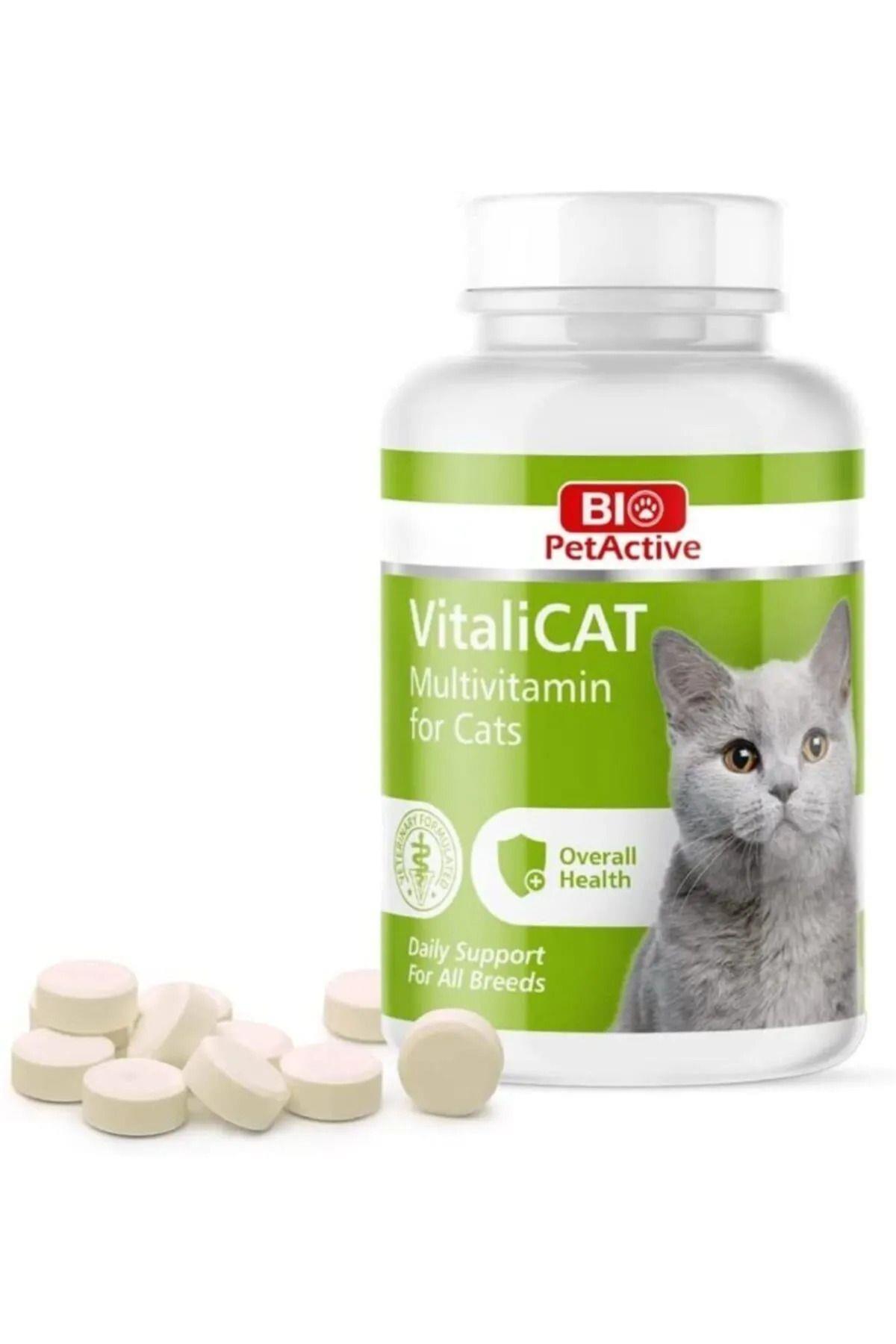 Bio PetActive Vitalicat Kediler için Multivitamin 60 Tablet