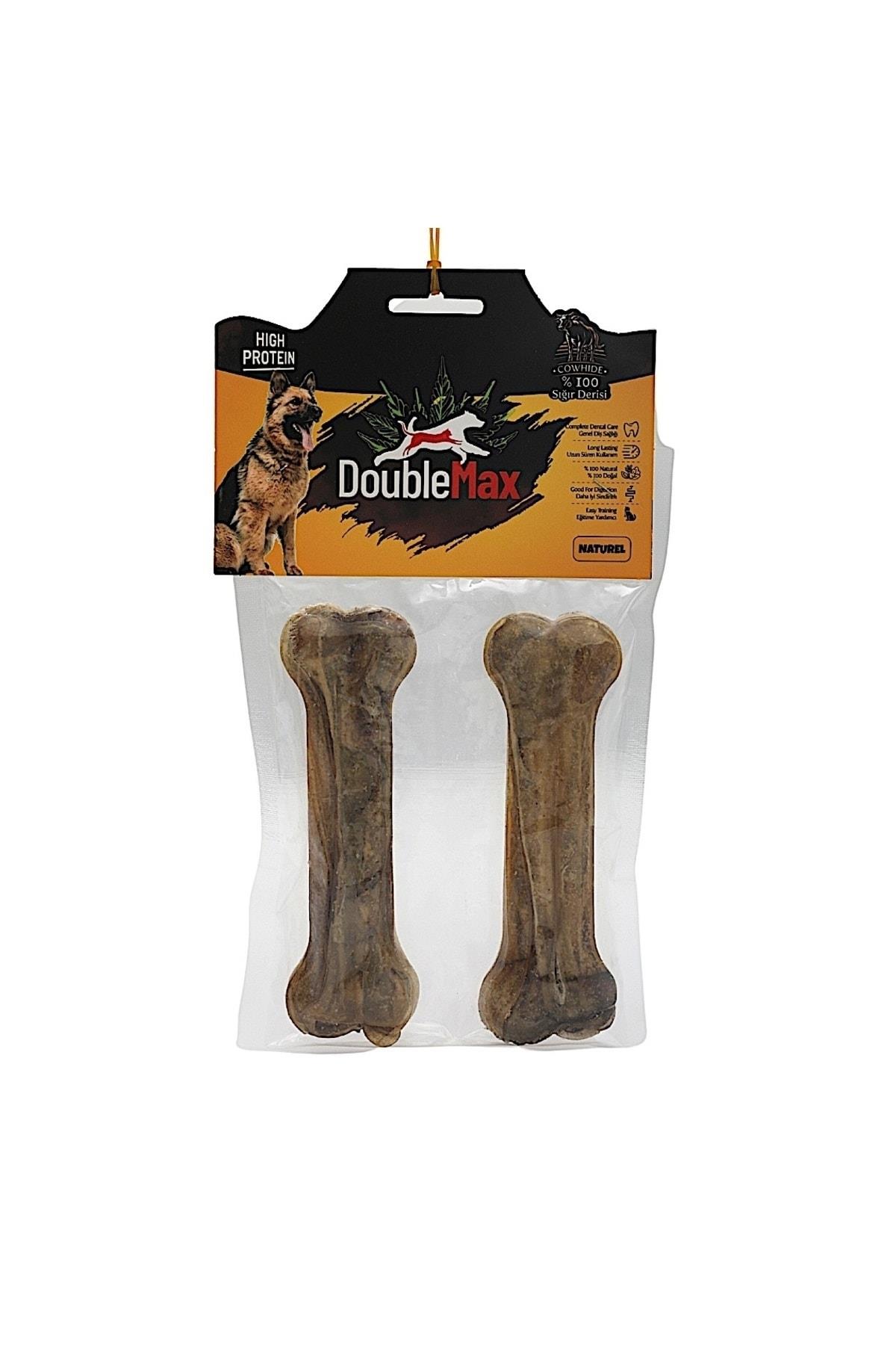 Doublemax Preslenmiş Kemik Natural 15 cm 2 Adet