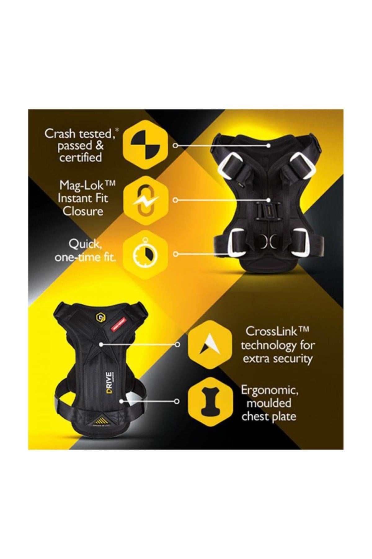 Ezydog Drive Harness Köpek Tasması Siyah Small