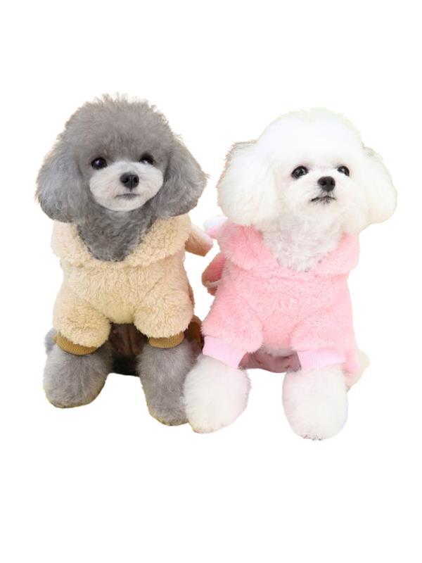 Glipet Havuçlu Polar Köpek Kıyafeti Pembe L