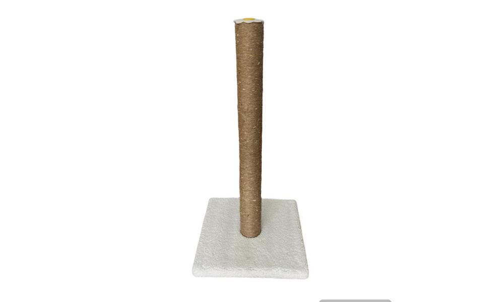 Glipet Jüt Halatlı Papatya Tırmalama Ünitesi 70 Cm Beyaz