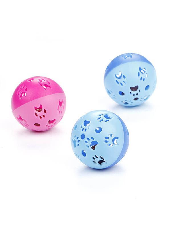 Glipet Pati Desenli Kedi Oyun Topu 5 Cm  2 li