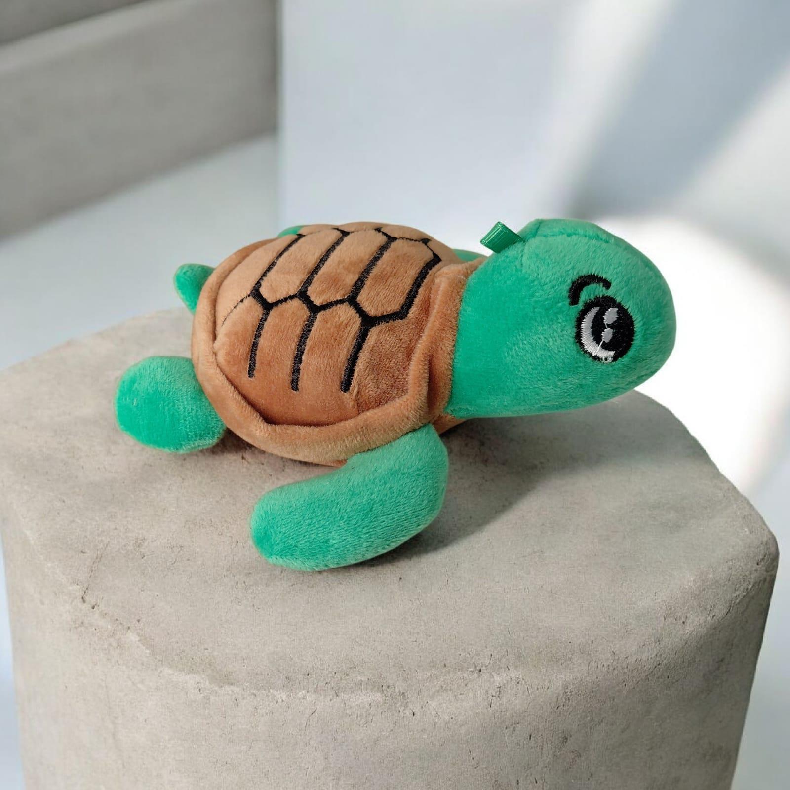 Glipet Peluş Kaplumbağa Kedi Oyuncağı 14x11x5 Cm Yeşil