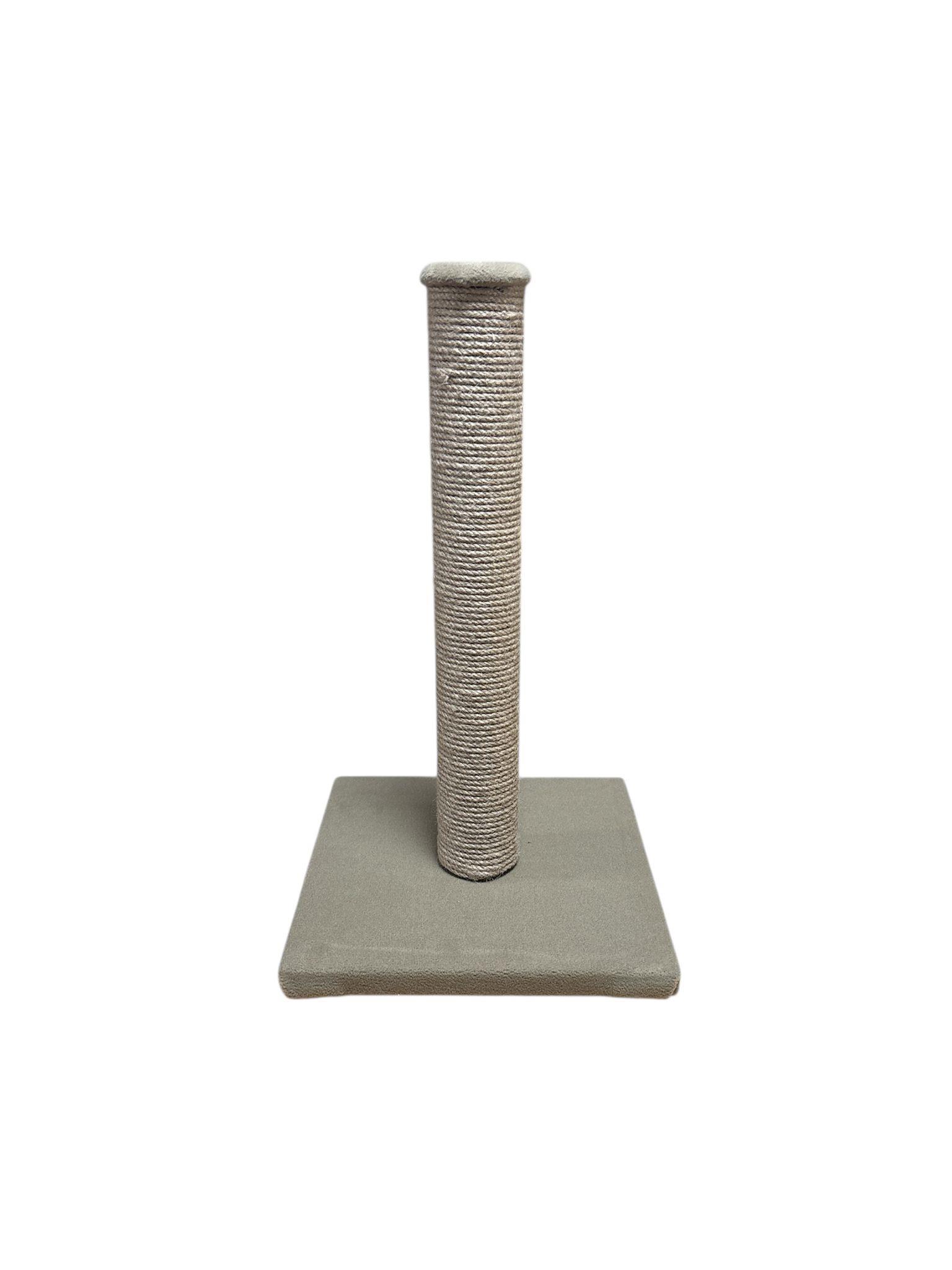 Glipet Tırmalama Tahtası Kare Taban - Jut Halat - Haki 45 Cm
