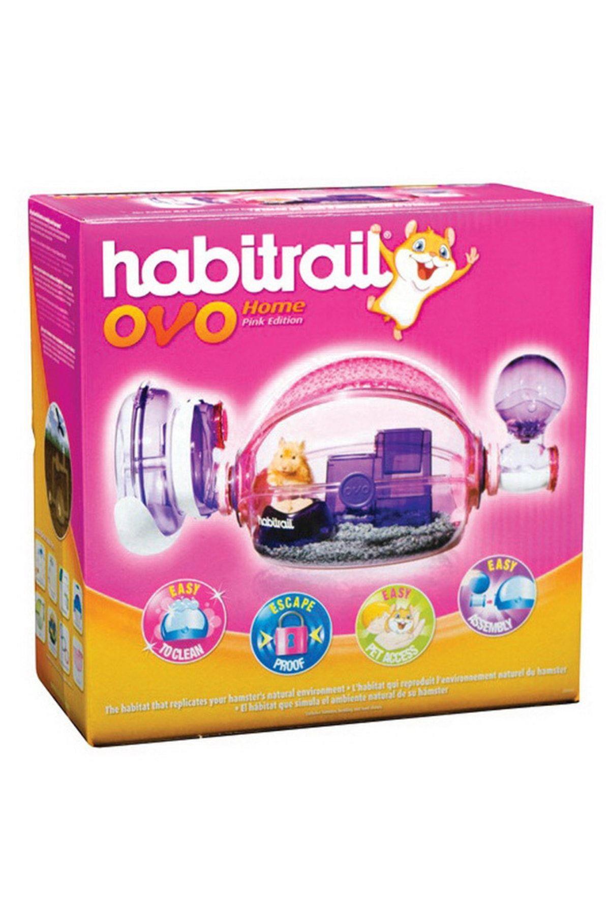 Habitrail Ovo Home Pembe Hamster Kafesi