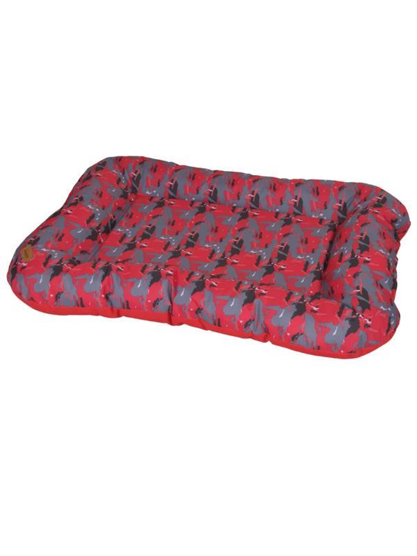 Lepus Aria Basic Kedi Köpek Minderi Kamuflaj Kırmızı Medium 60x85x13 cm