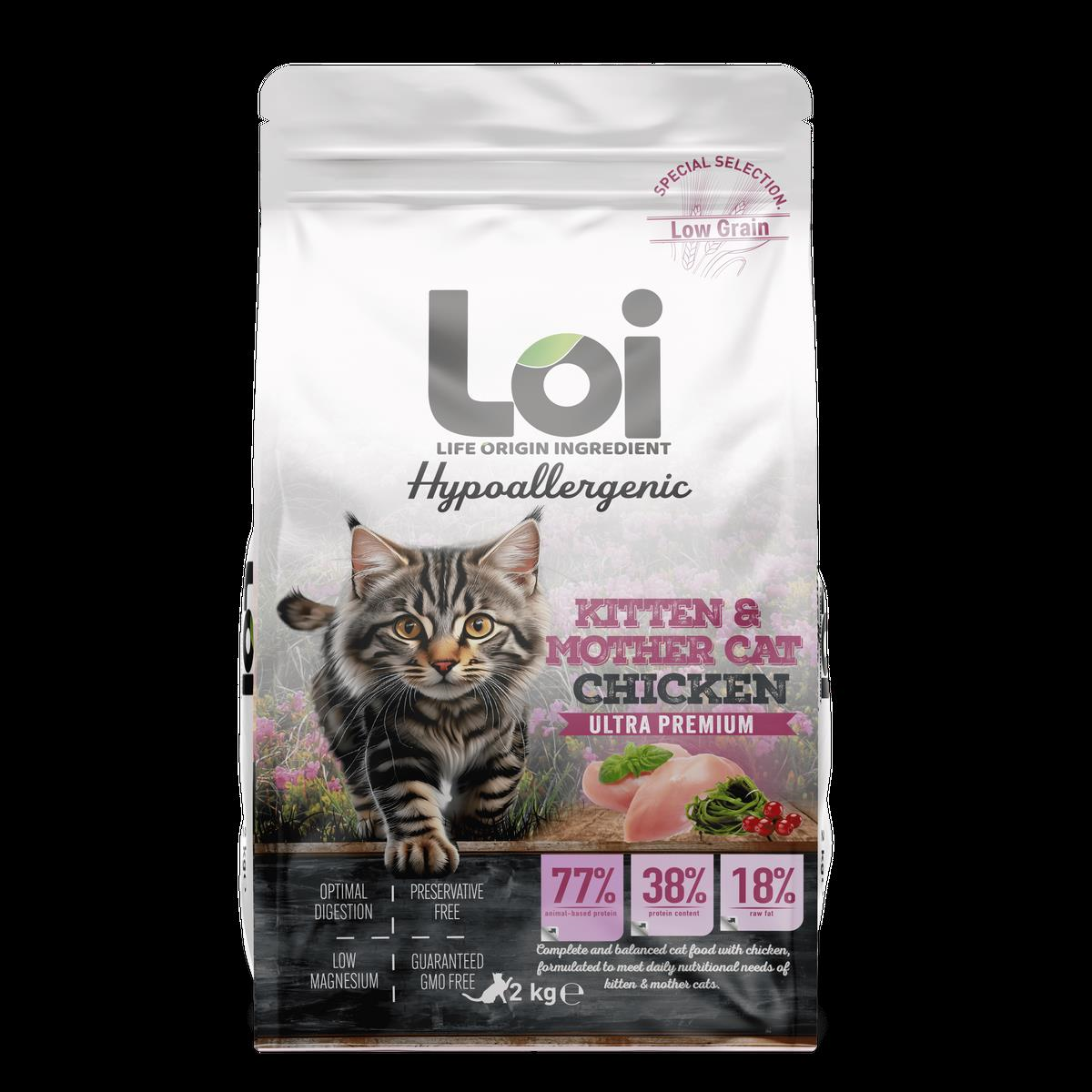 Loi Hipoalerjenik Yavru Kedi Maması Tavuklu 2 Kg