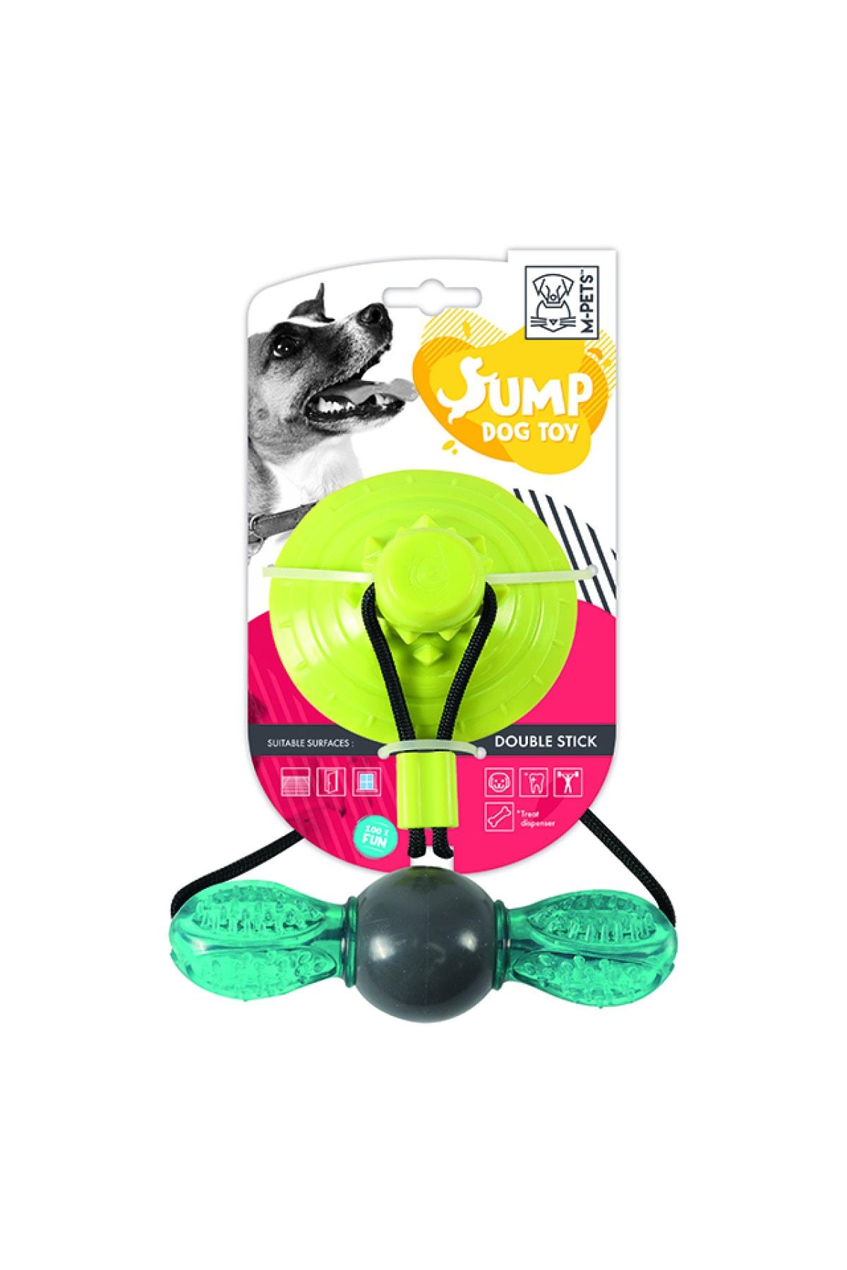 M Pets Jump Double Stıck Ödül Hazneli Vantuzlu Köpek Oyuncağı 10641599
