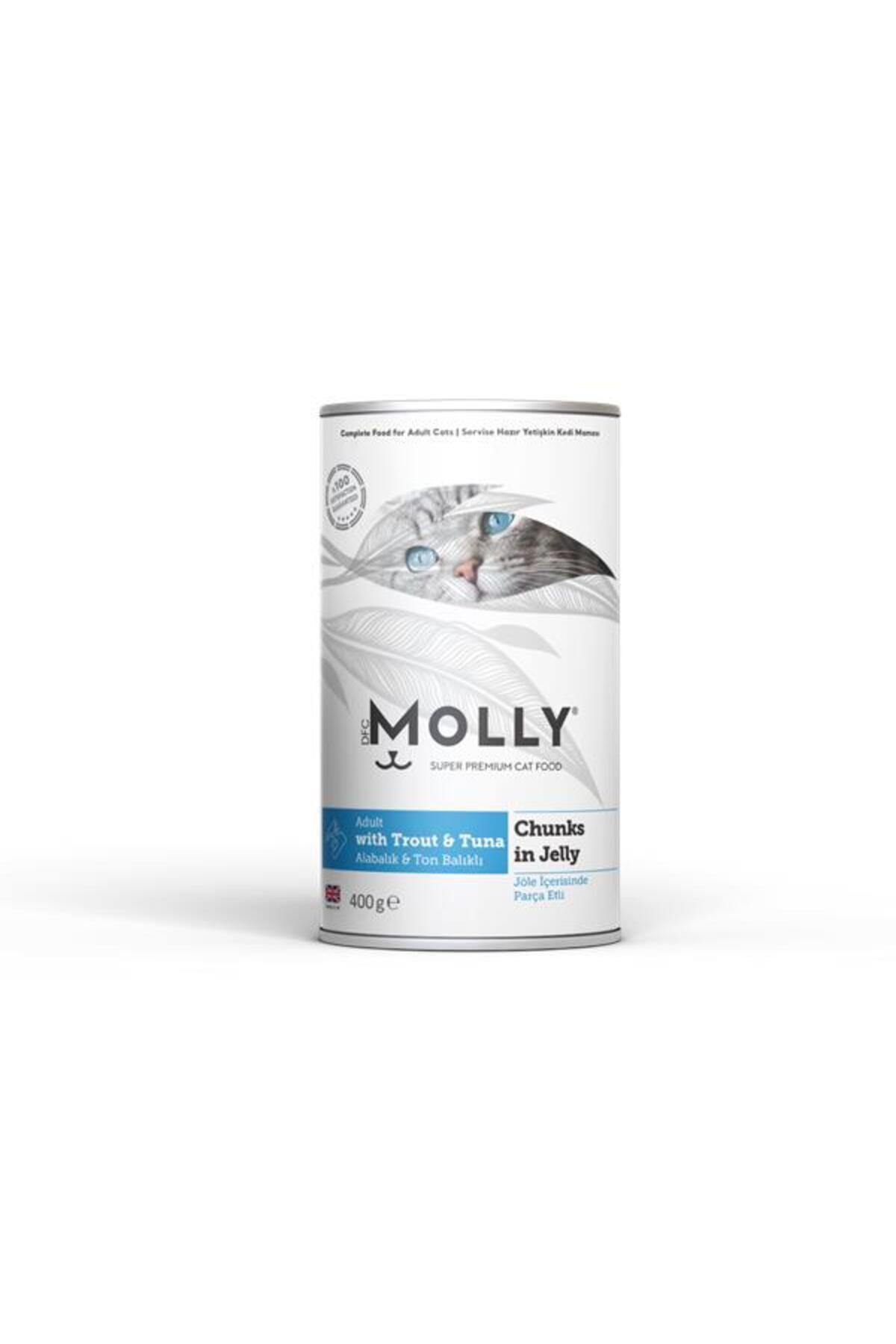 Molly Konserve Yetişkin Kedi Jöleli Balıklı 400 Gr