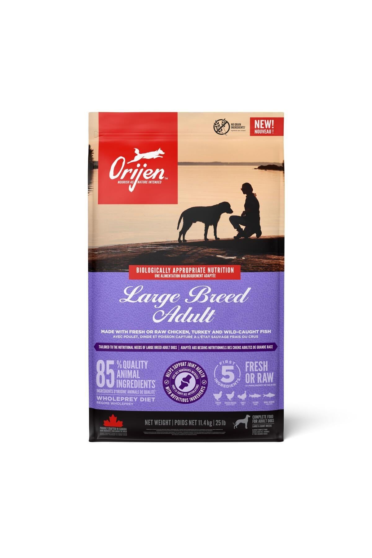 Orijen Adult Large Breed Büyük Irk Yetişkin Köpek Maması 11,4 kg