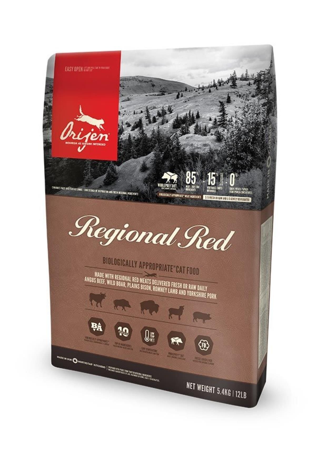 Orijen Regional Red Kedi Maması 5,4 Kg