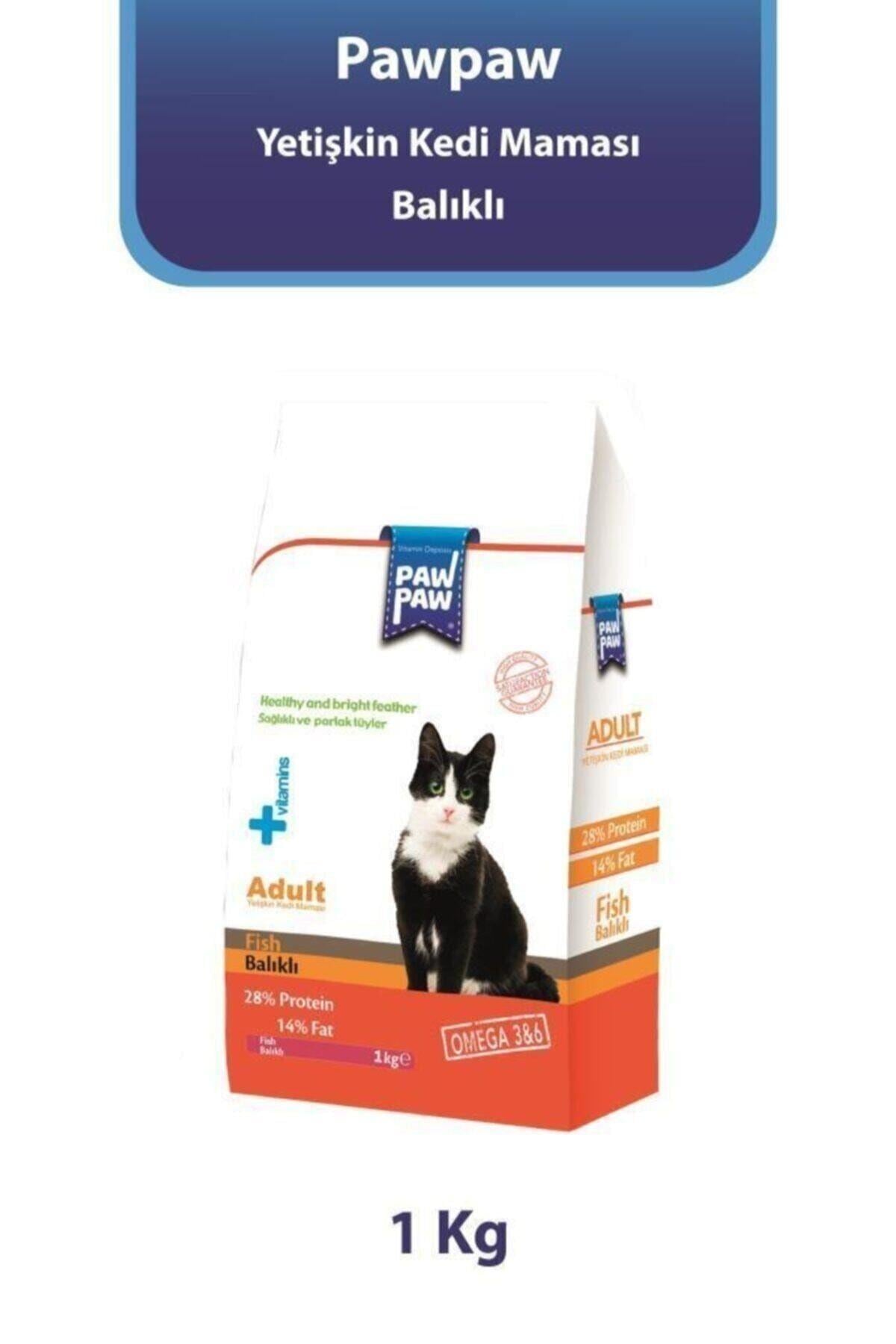 Paw Paw Balıklı Yetişkin Kedi Maması 1 Kg