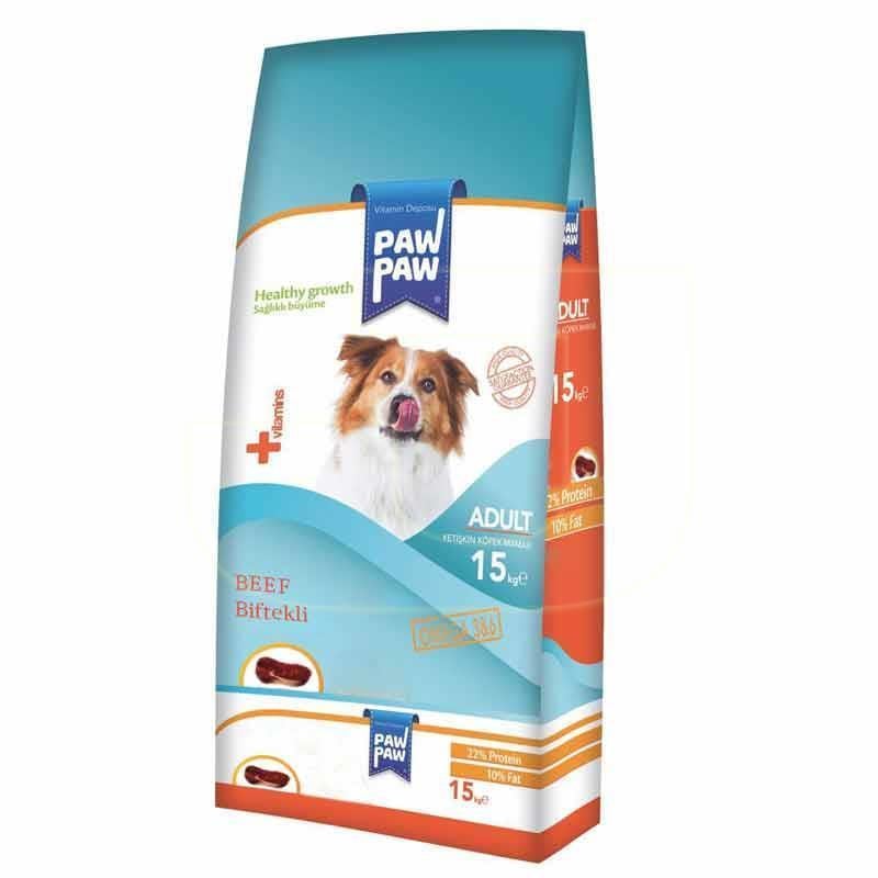 Paw Paw Biftekli Yetişkin Köpek Maması 15 kg