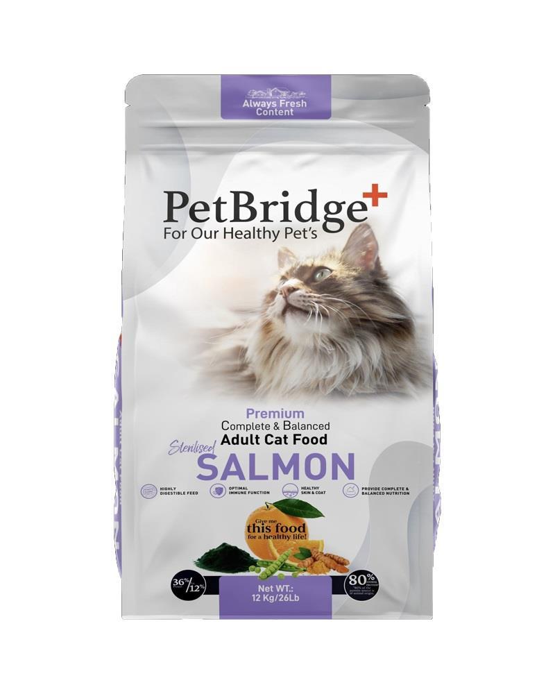Petbridge Somonlu Yetişkin Kedi Maması 12 Kg