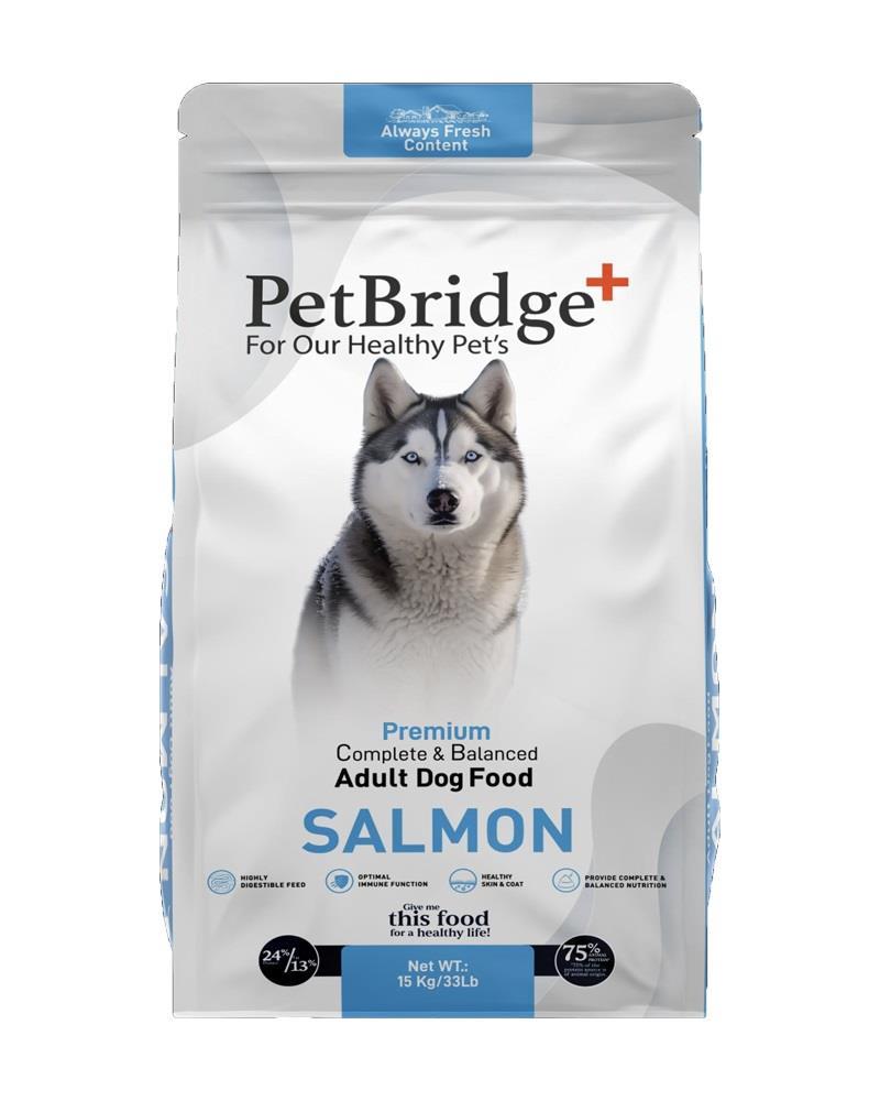 Petbridge Somonlu Yetişkin Köpek Maması 15 Kg