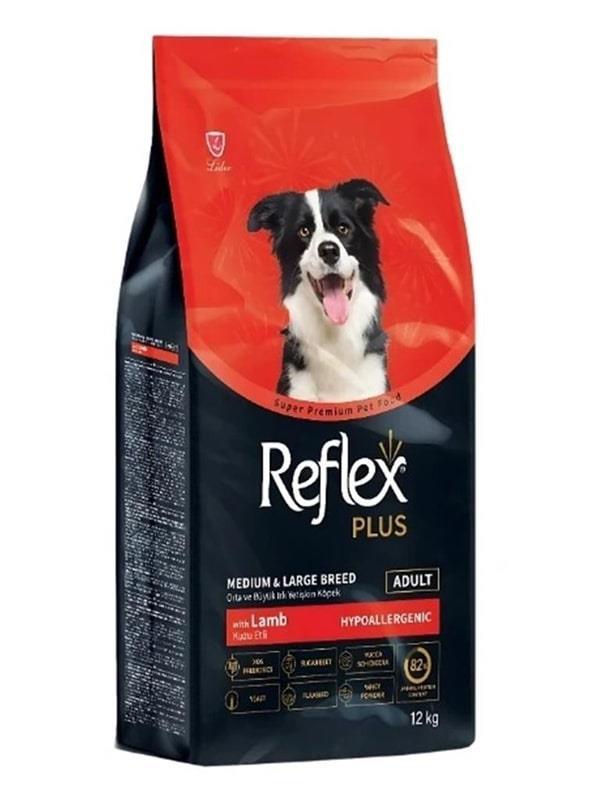 Reflex Plus Kuzu Etli Orta ve Büyük Irk Yetişkin Köpek Maması 12 kg