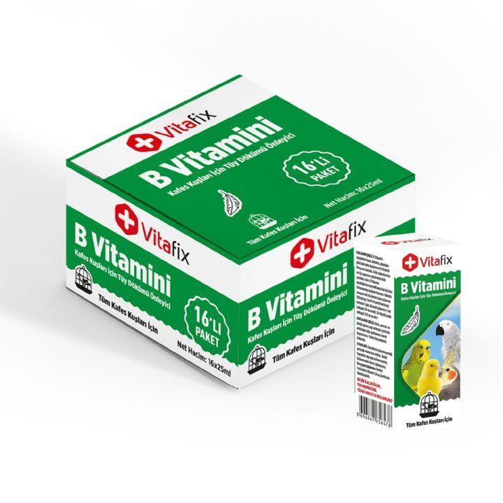 Vitafix Kuşlar İçin B Vitamini 25Ml 1 Adet
