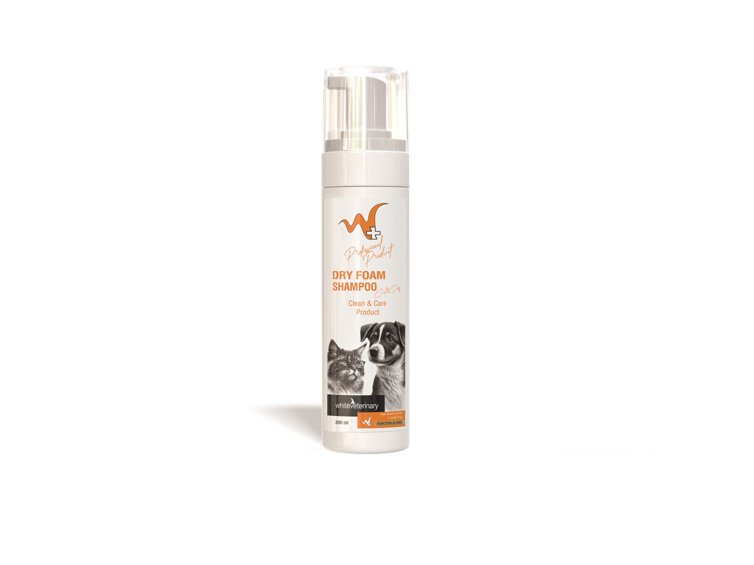 WhiteVeterinay Kedi Ve Köpekler İçin Köpük Şampuan 200Ml