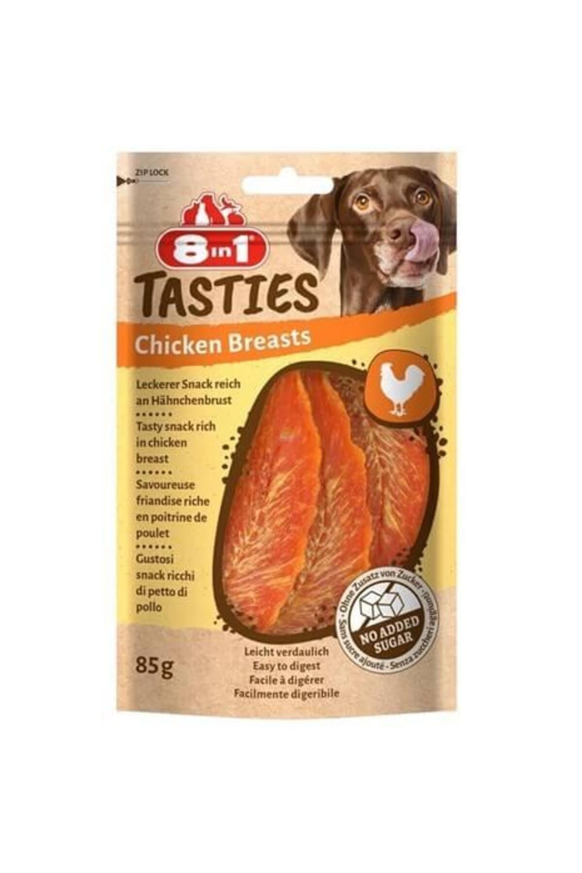 8 in 1 Tasties Chicken Breast Tavuk Göğsü Köpek Ödülü 85 Gr