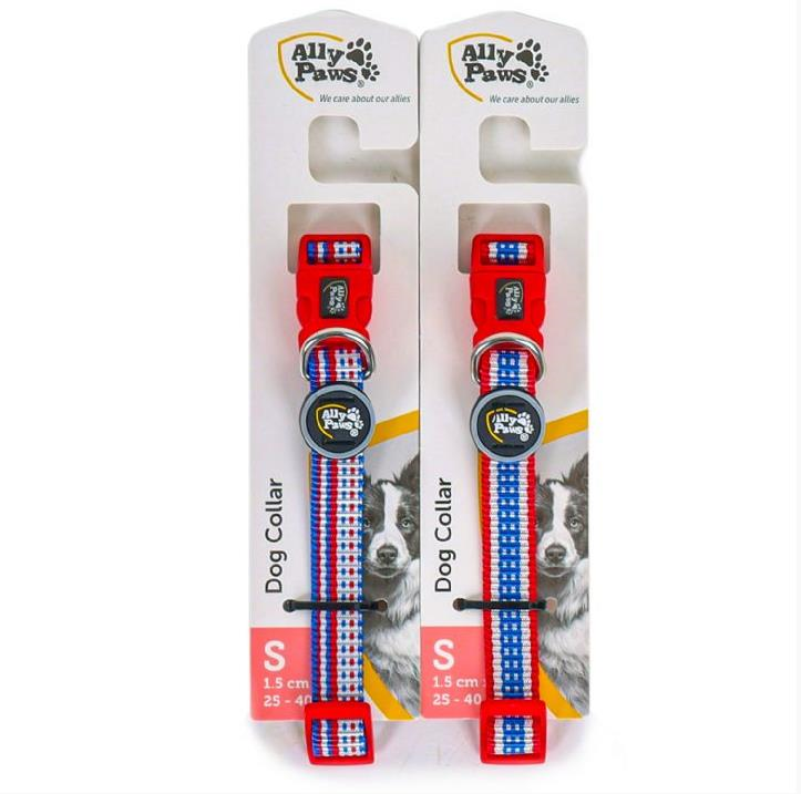 Allypaws Dog Collar Çizgiler Köpek Boyun Tasması Small 1,5Cm*25-40Cm