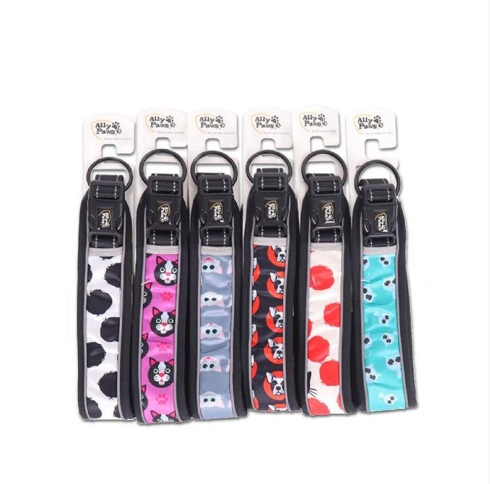 Allypaws Dogcollar Desenli Large Boyun Tasması 2,5Cm*40-60Cm
