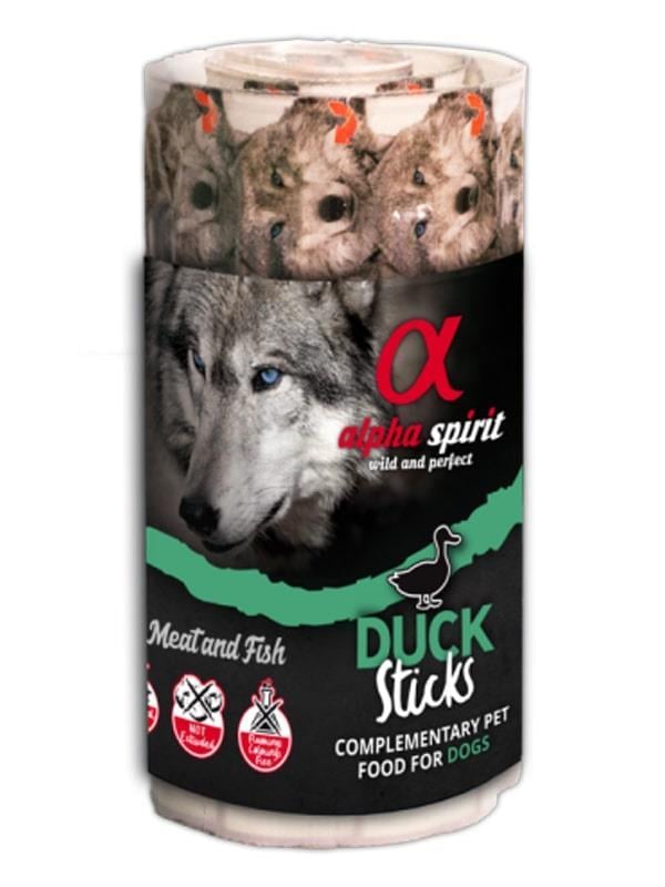 Alpha Spirit Doğal Atıştırmalık Köpek Ödülü Ördekli 16x10 gr