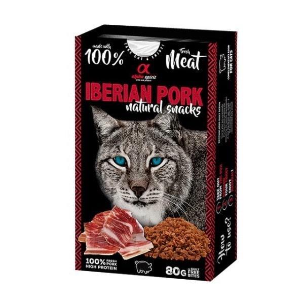Alpha Spirit Doğal Atşıtırmalık Kedi Ödül Maması Jambonlu 80 gr