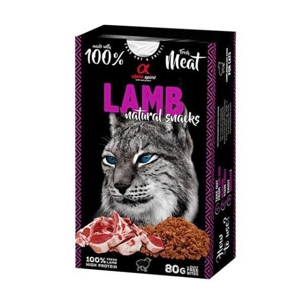 Alpha Spirit Doğal Atşıtırmalık Kedi Ödül Maması Kuzulu 80 gr