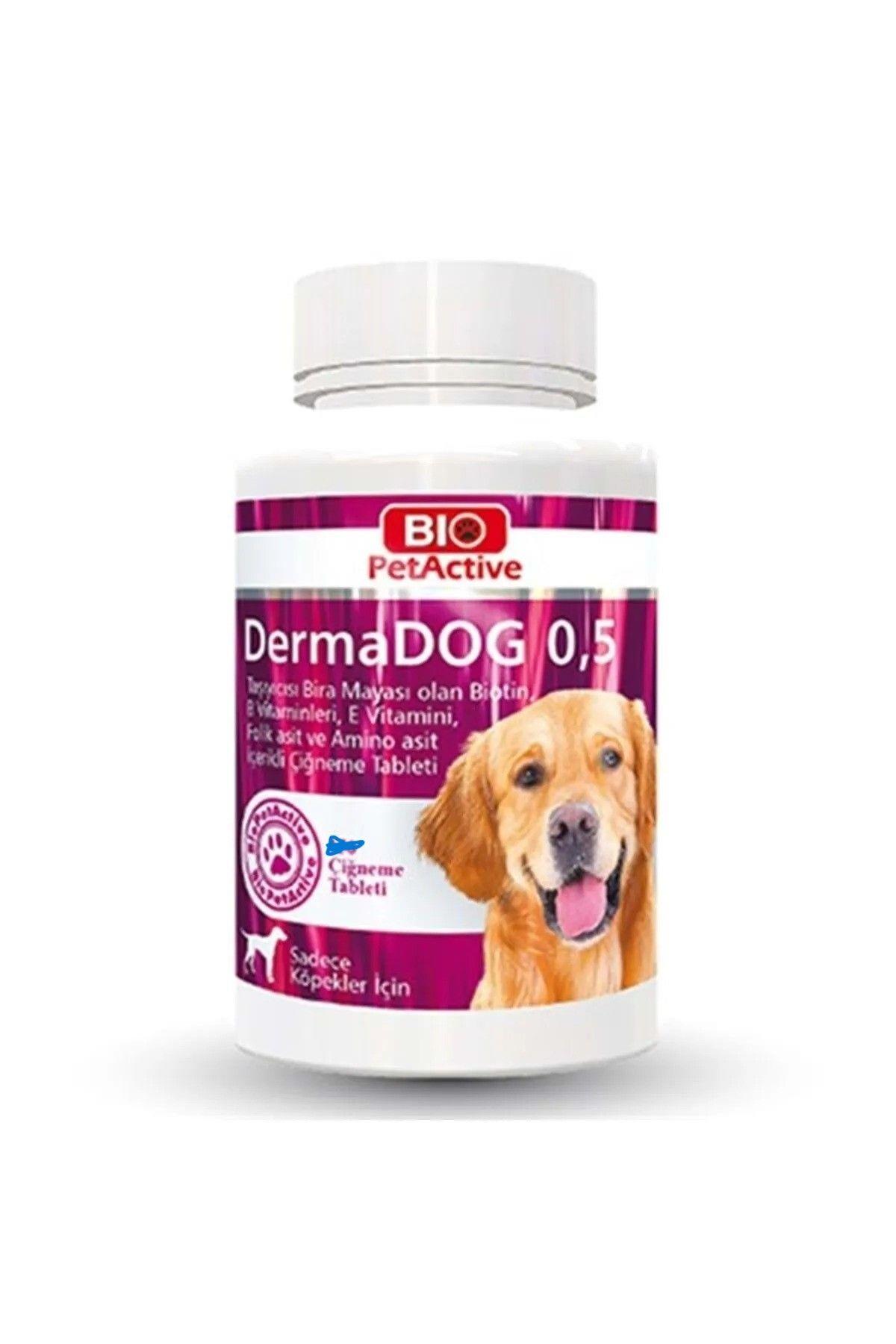 Bio PetActive Dermadog Küçük Irk Köpekler Için Sarımsaklı Maya Tableti 60 Adet