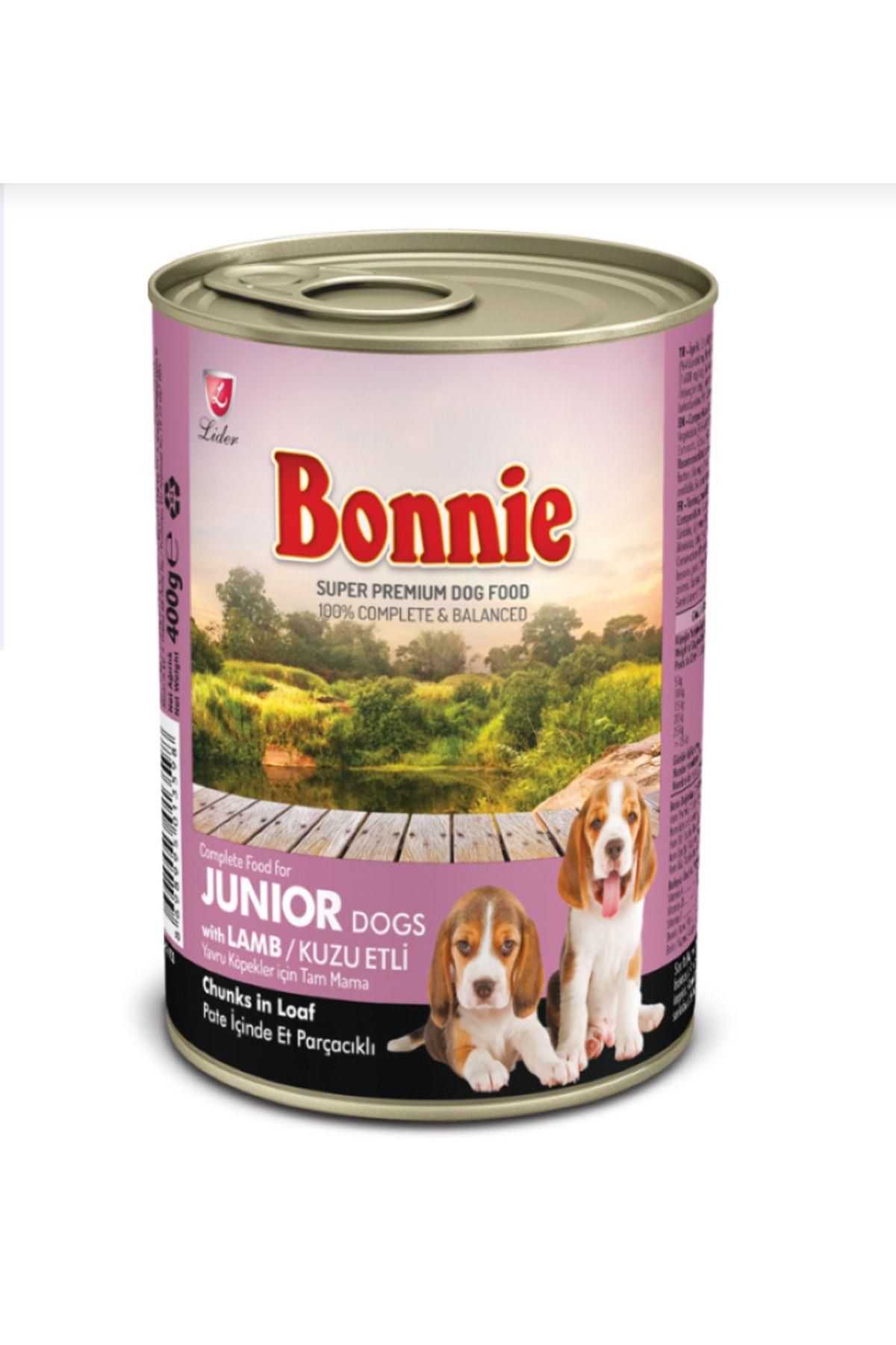 Bonnie Kuzu Etli Yavru Köpek Konservesi 400 Gr