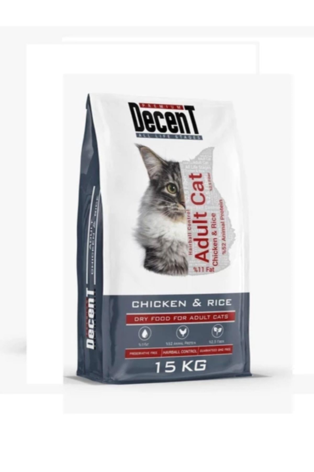 Decent Tavuklu Yetişkin Kedi Maması 15 kg