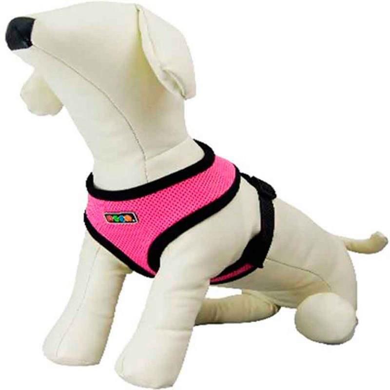 Doco Mikrofiber Göğüs Tasması Medium Pembe