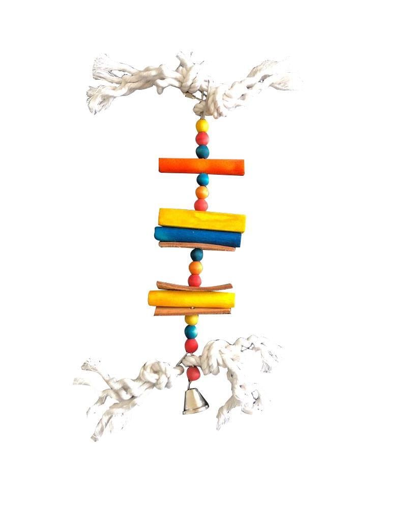 Doğal Kuş Oyuncağı Tahta 30 Cm