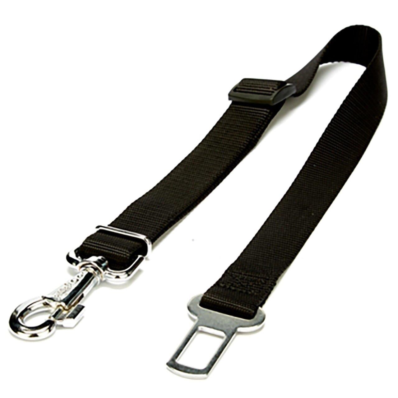 Doggie Dokuma Emniyet Kemerli Bağlantı Aparatı 2,5X50-80Cm Siyah